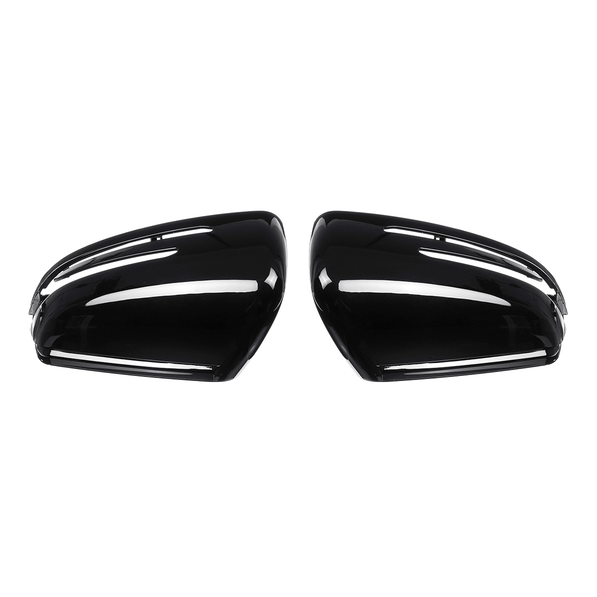 LeftRight-Car-Rearview-Mirror-Cover-Black-For-BENZ-W204-W176-W246-W212-W221-CLS-GLA-CLA-1557234