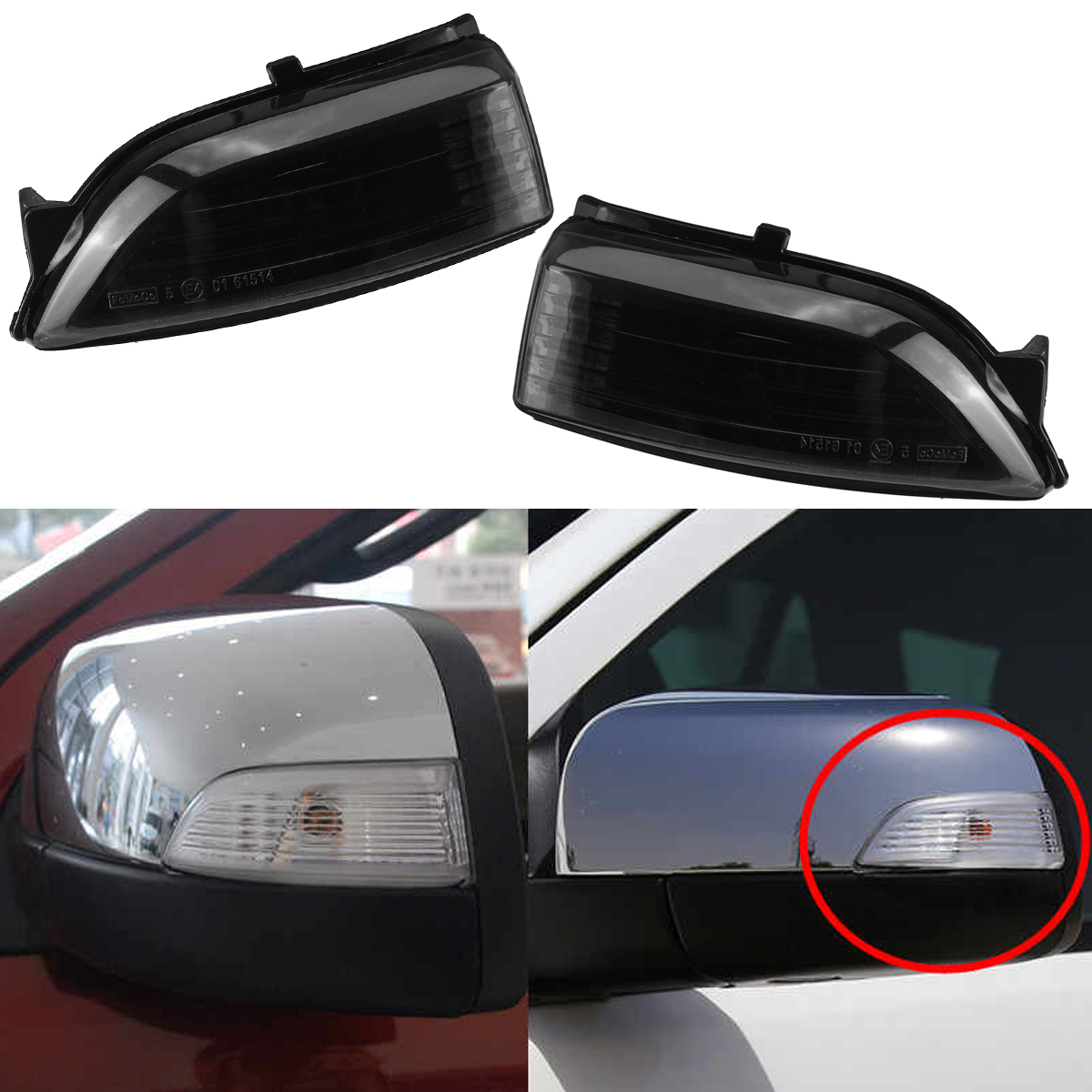 Passenger-Side-Rear-View-Wing-Mirror-Light-Lamp-For-Ford-Everest-Ranger-1787515