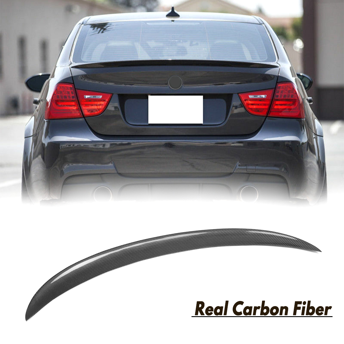 1PC-Carbon-Fiber-Rear-Trunk-Spoiler-High-Kick-P-Type-For-BMW-E90-2006-2011-M3-328i-1810212