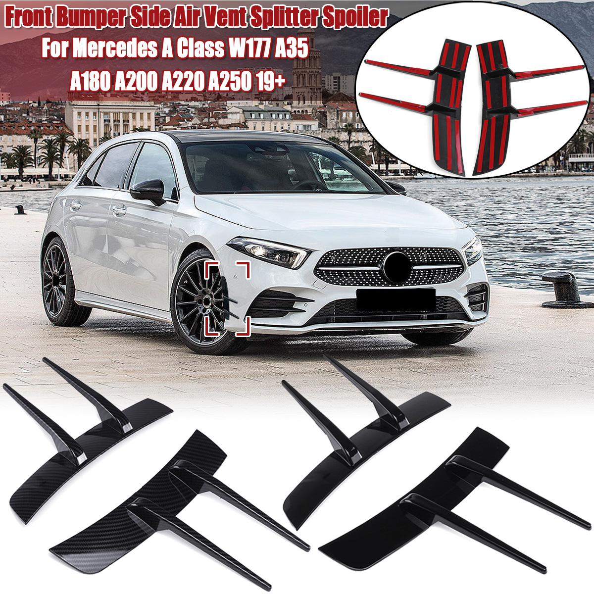 2Pcs-Car-Front-Bumper-Side-Air-Vent-Splitter-Spoiler-Canard-For-Mercedes-A-Class-W177-A35-A180-A200--1661717