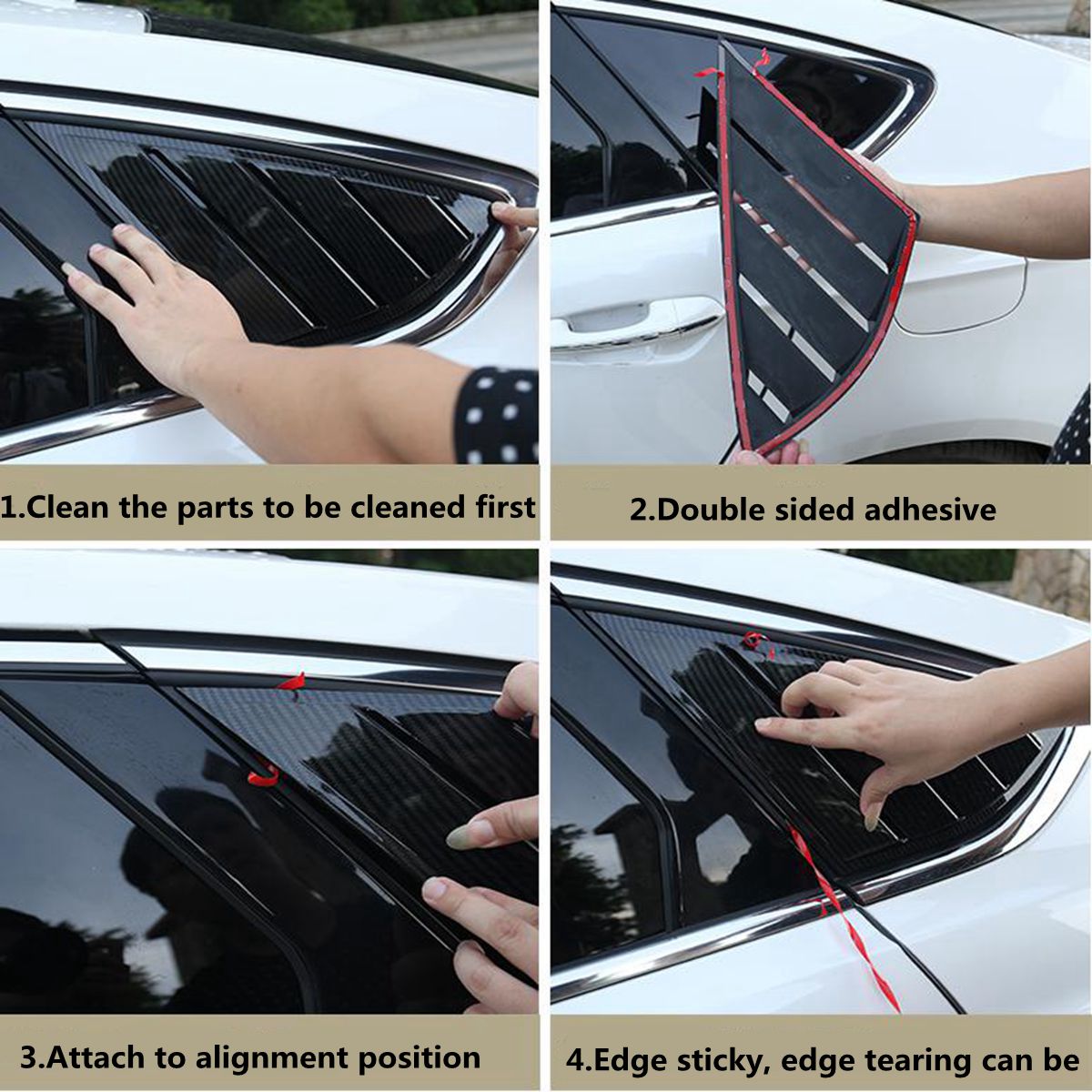 2Pcs-Quarter-Side-Window-Louvers-Vent-ABS-Board-For-Honda-Civic-4Door-16-17-1710942