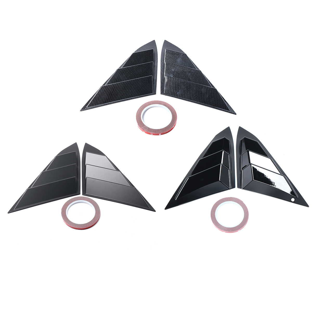 2Pcs-Quarter-Side-Window-Louvers-Vent-ABS-Board-For-Honda-Civic-4Door-16-17-1710942