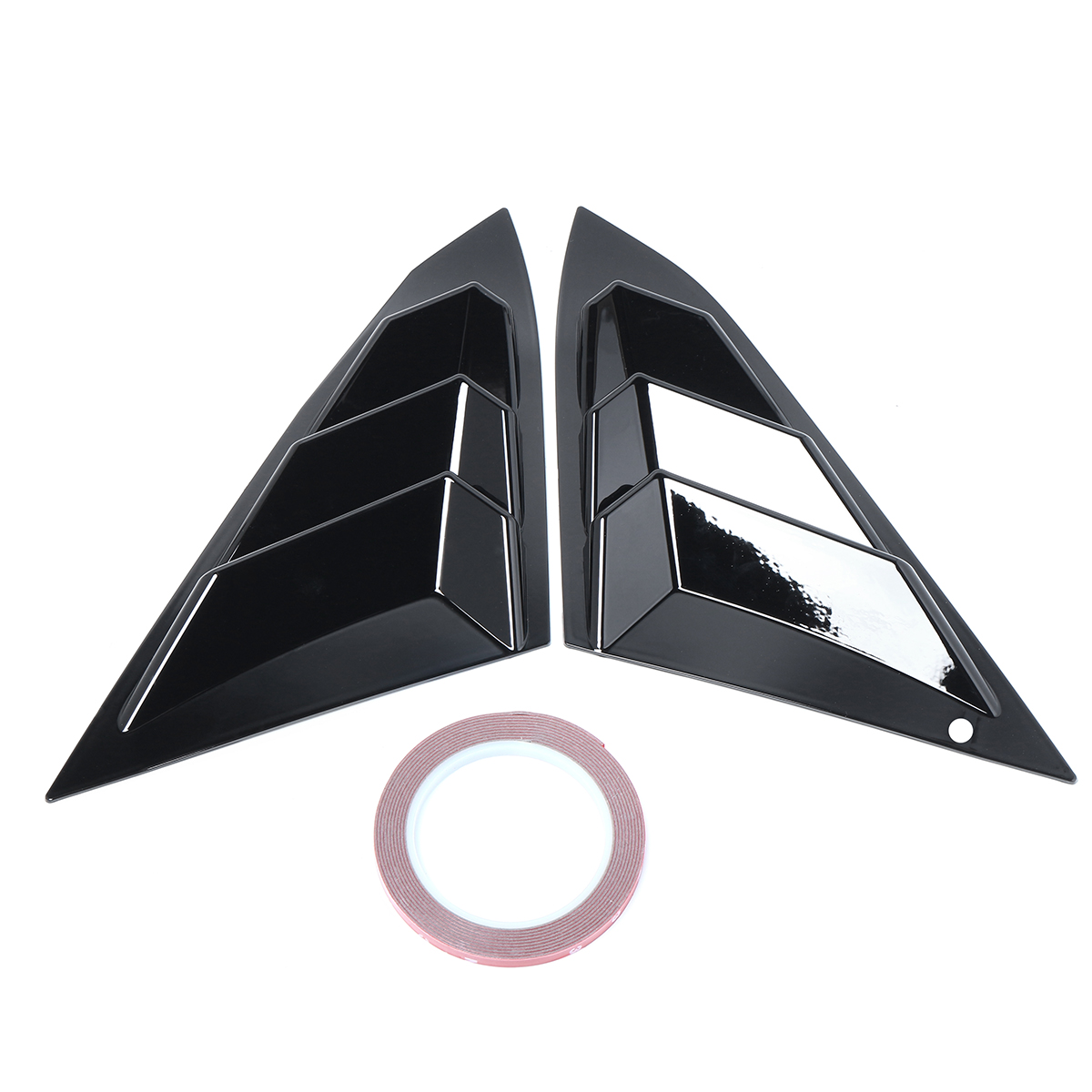 2Pcs-Quarter-Side-Window-Louvers-Vent-ABS-Board-For-Honda-Civic-4Door-16-17-1710942