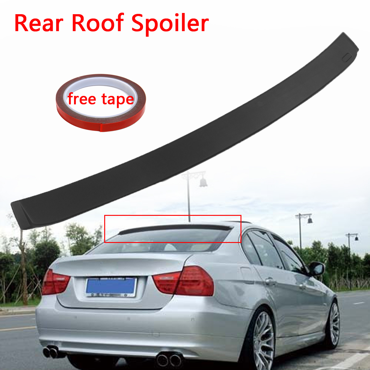 Car-ABS-Real-Plastic-Rear-Roof-Wing-Trunk-Spoiler-Black-for-BMW-3-Series-E90-2005-2013-1558608