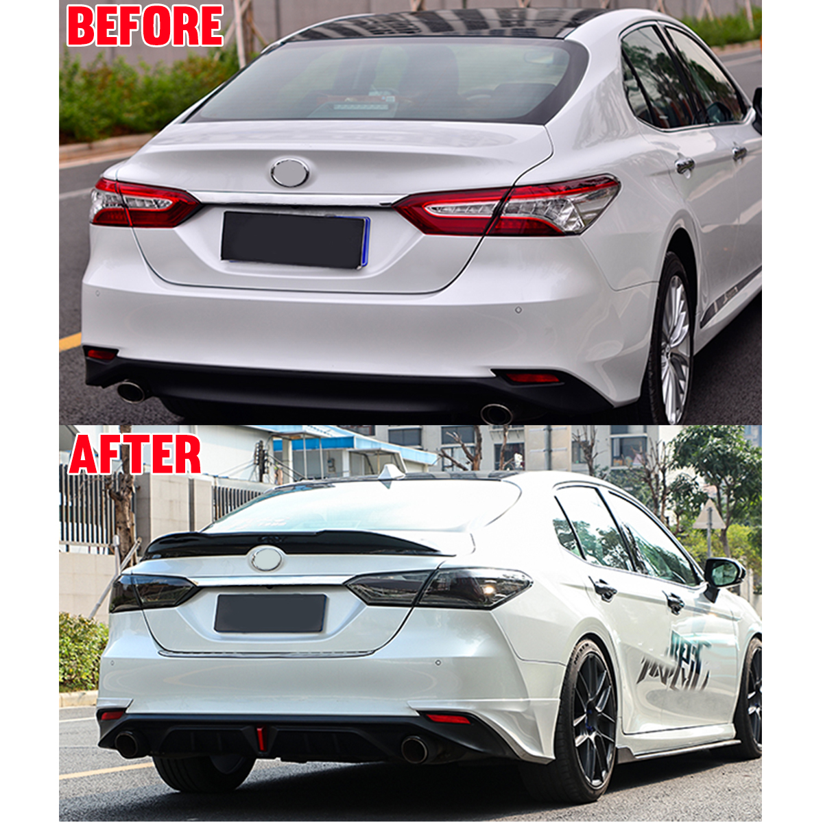 Car-Sport-Rear-Trunk-LID-Spoiler-Wing-For-TOYOTA-CAMRY-2018-2019-Painted-Gloss-BLACK-ABS-Plastic-1534207