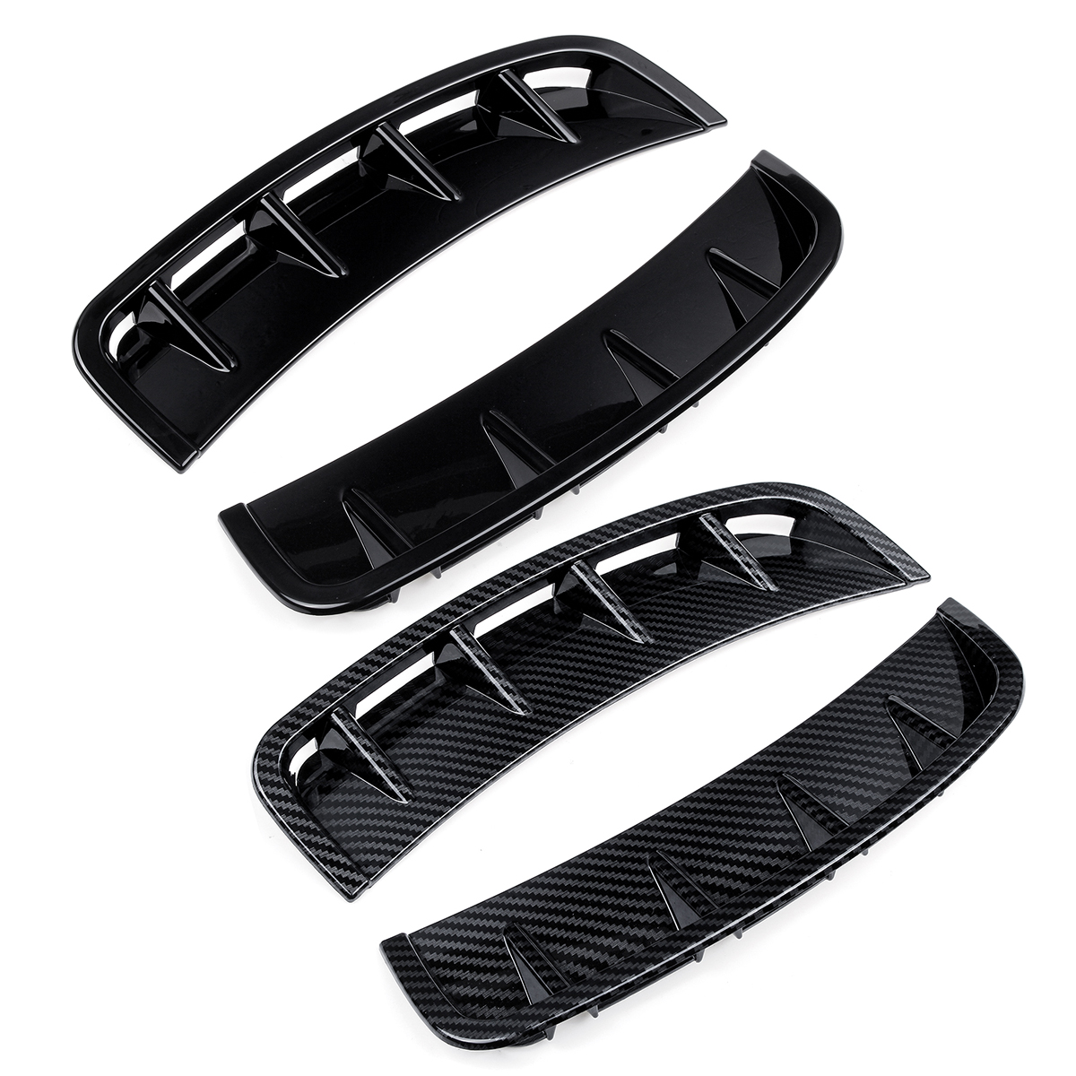 Front-Bumper-Side-Air-Vent-Splitter-Spoiler-Canard-For-Mercedes-A-Class-W177-A180-A200-A220-A250-201-1654801