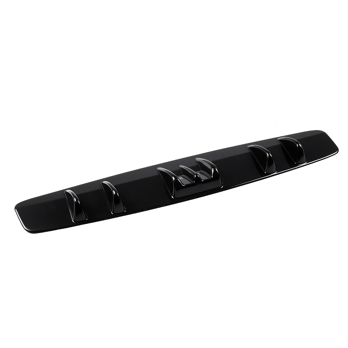 Glossy-Black-Car-ABS-Rear-Style-Curved-Bumper-Protector-Lip-Diffuser-1459899