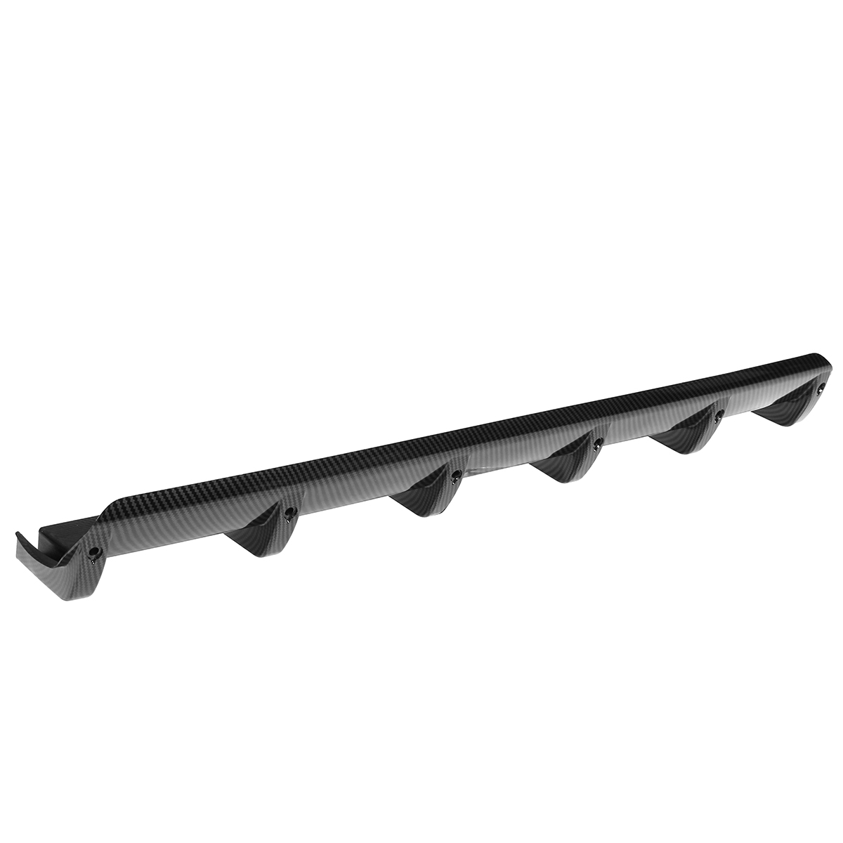 Universal-Carbon-Fiber-ABS-6-Fin-Car-Rear-Bumper-Lip-Diffuser-Splitter-Protector-Added-on-Kit-1481196