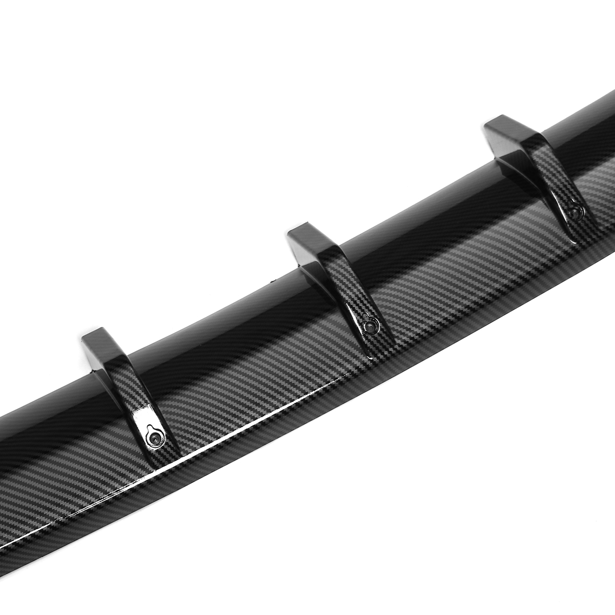 Universal-Carbon-Fiber-ABS-6-Fin-Car-Rear-Bumper-Lip-Diffuser-Splitter-Protector-Added-on-Kit-1481196