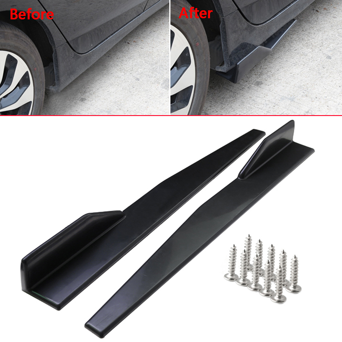 Universal-Side-Skirt-Rocker-Splitters-Winglet-Wings-Canard-Diffuser-Plate-1362442