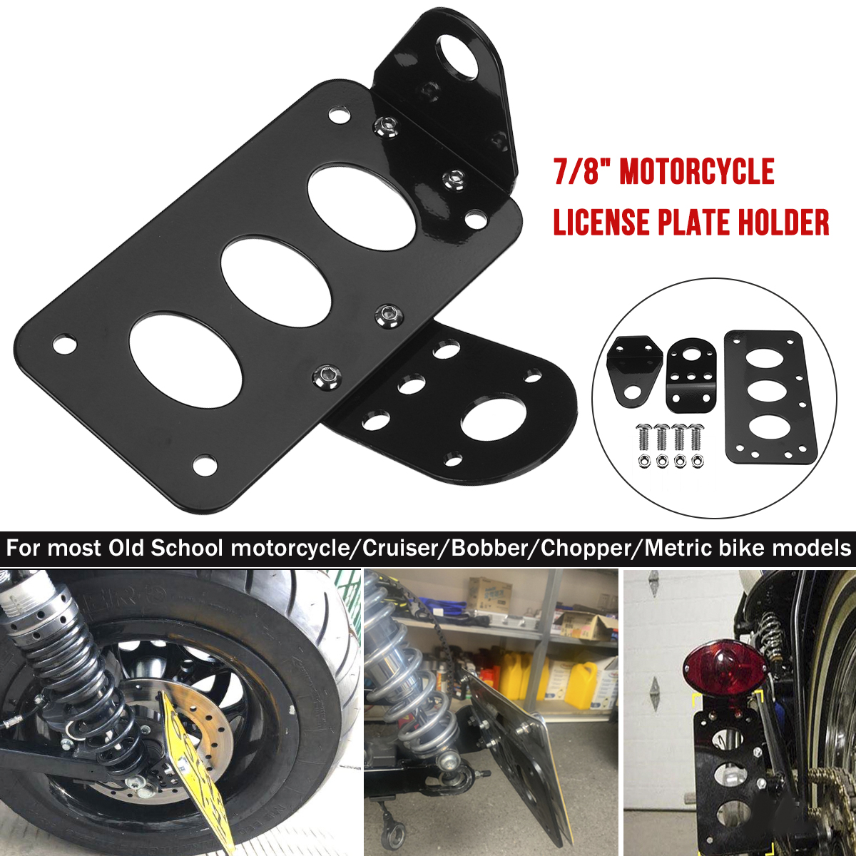 Universal-Motorcycle-78-22mm-License-Plate-Holder-Metal-License-Bracket-1711164