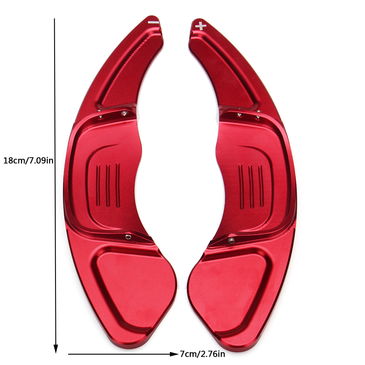 Aluminium-Alloy-Steering-Wheel-Shift-Paddle-Shifter-Extension-Red-For-VW-Golf-MK7-TSI-GTI-R-1709899
