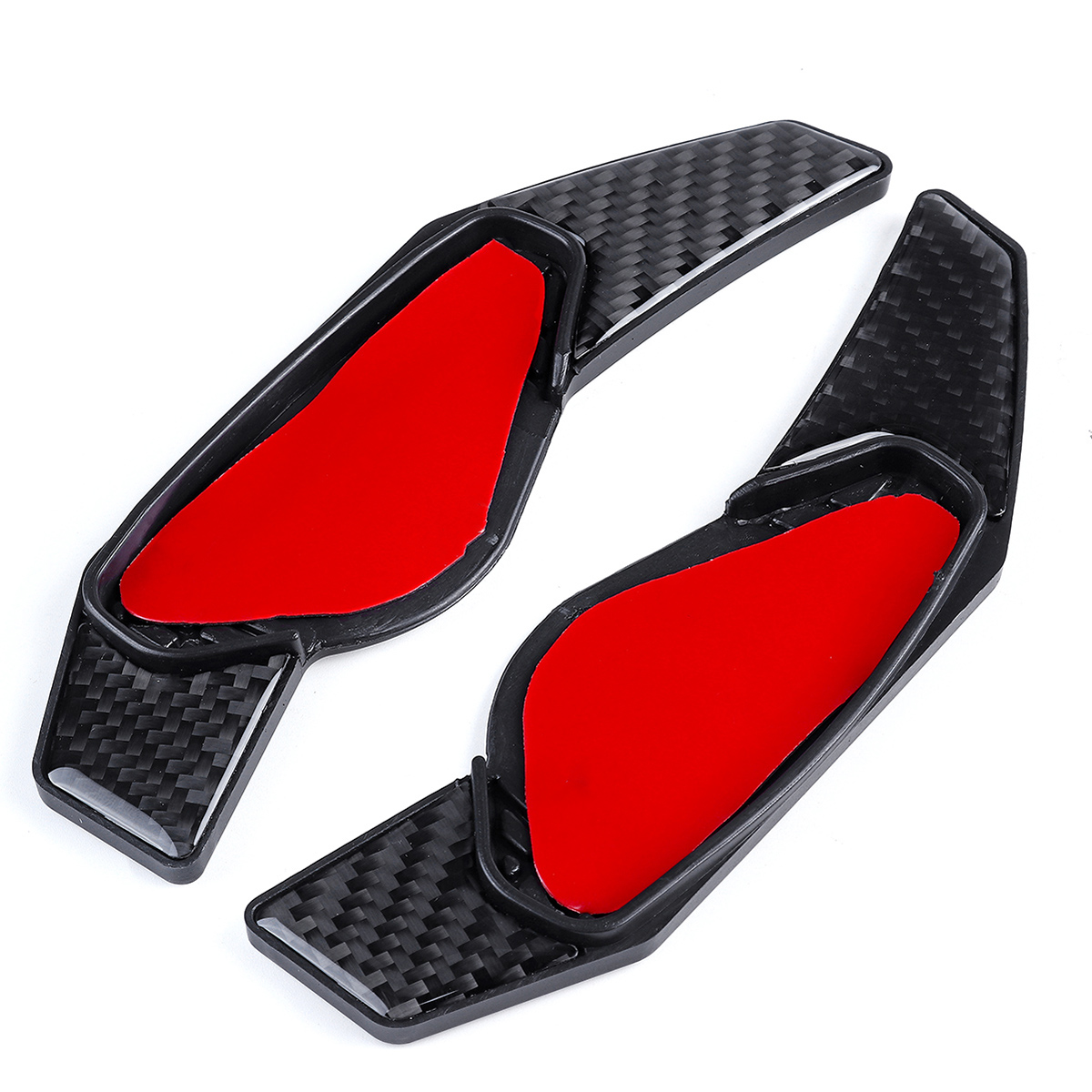 Carbon-Fiber-Steering-Wheel-Gear-Shift-Shifter-Paddle-Extensions-For-Land-Rover-1793147