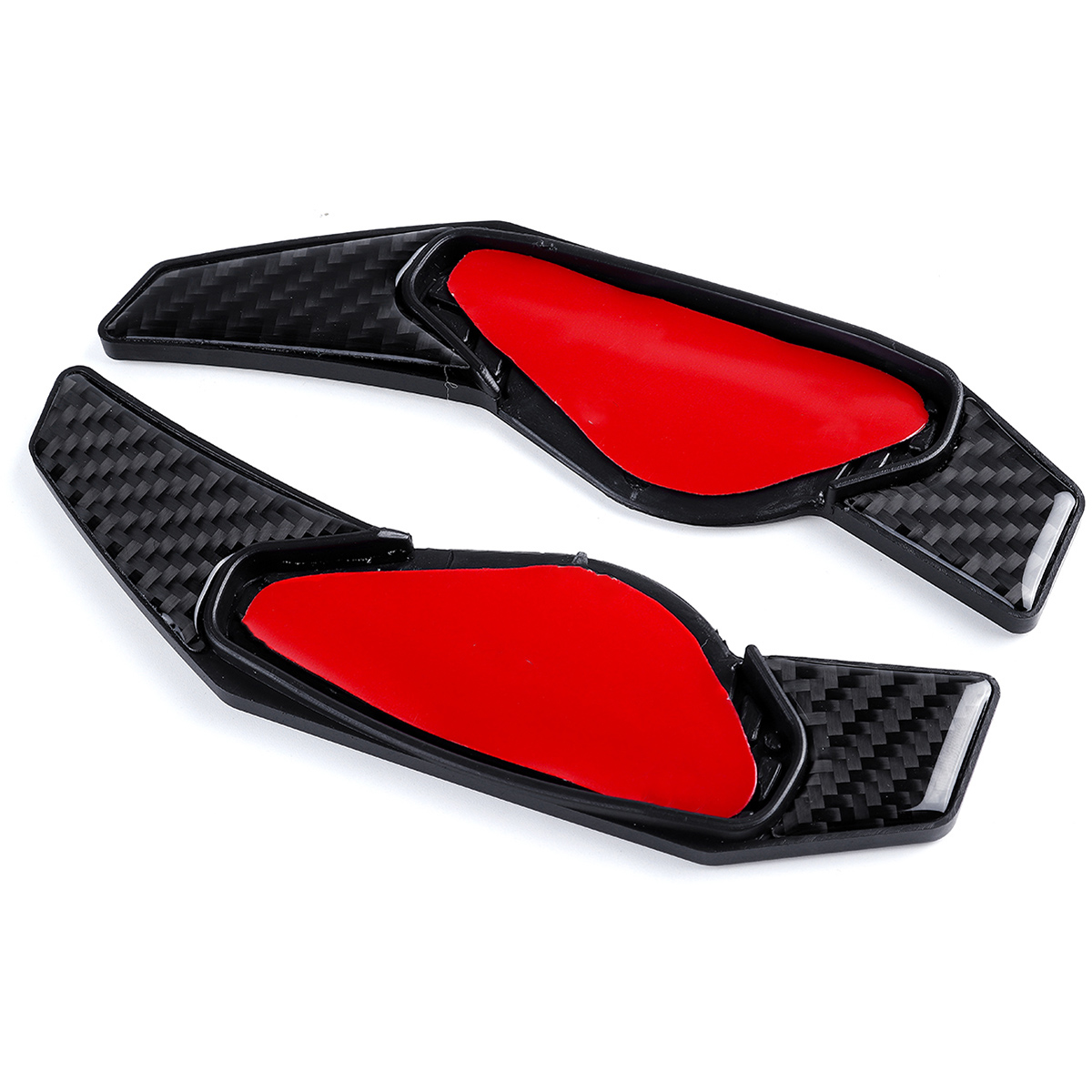 Carbon-Fiber-Steering-Wheel-Gear-Shift-Shifter-Paddle-Extensions-For-Land-Rover-1793147