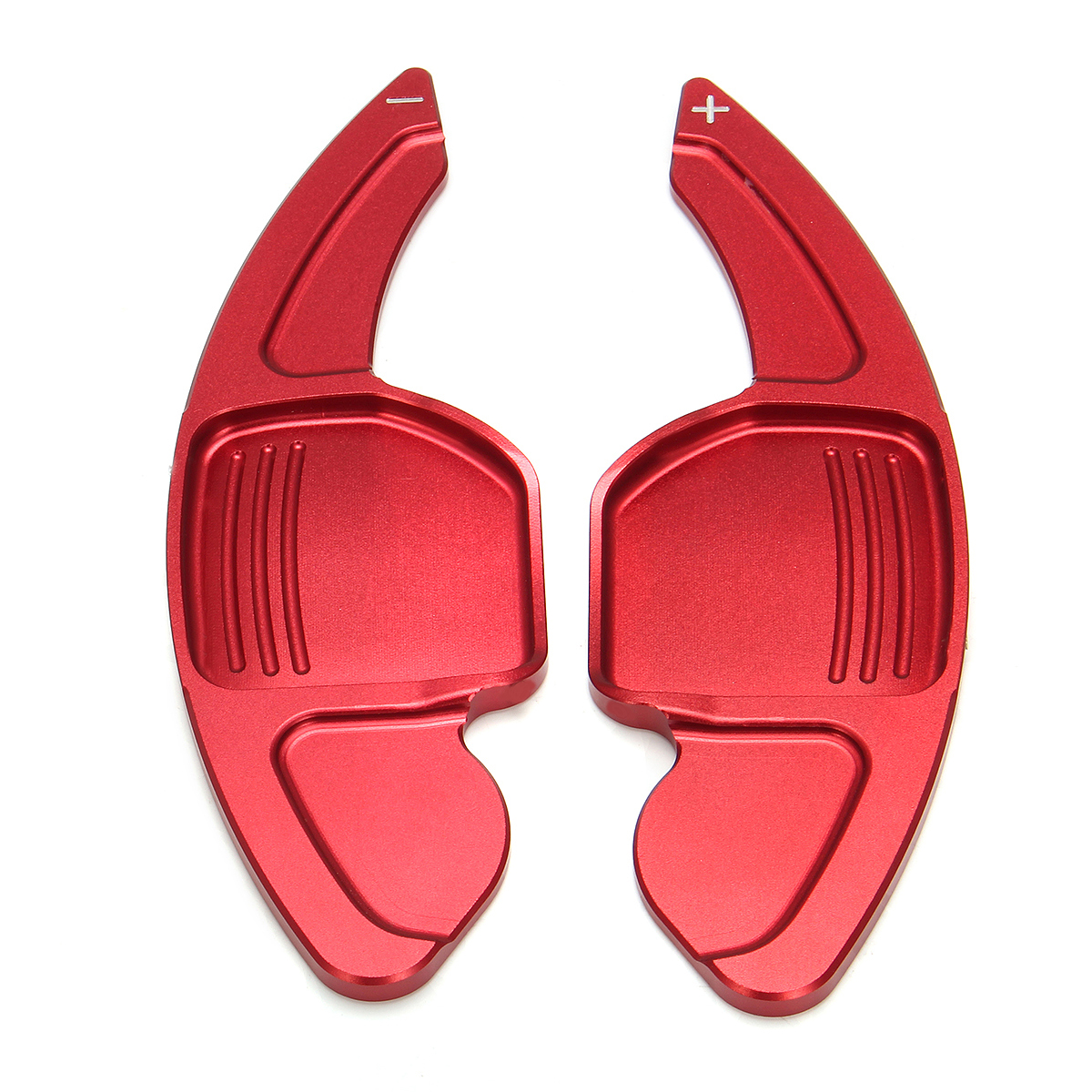 Pair-Aluminum-Paddle-Shift-Shifter-Extension-Sheet-BlackRedSilver-for-Audi-A3-4-A5-A6-A7-A8-Q3-Q5-Q7-1582005