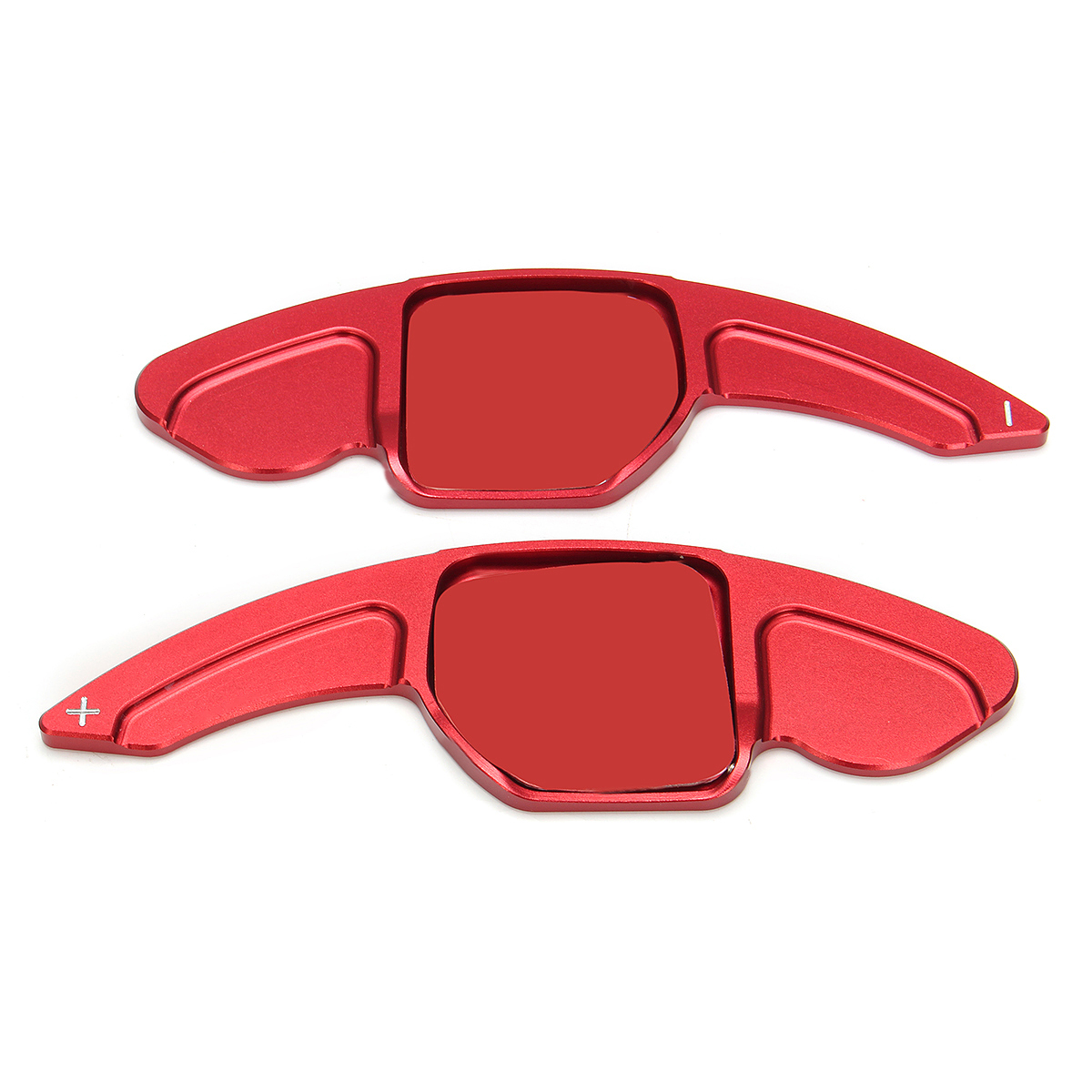 Pair-Aluminum-Paddle-Shift-Shifter-Extension-Sheet-BlackRedSilver-for-Audi-A3-4-A5-A6-A7-A8-Q3-Q5-Q7-1582005
