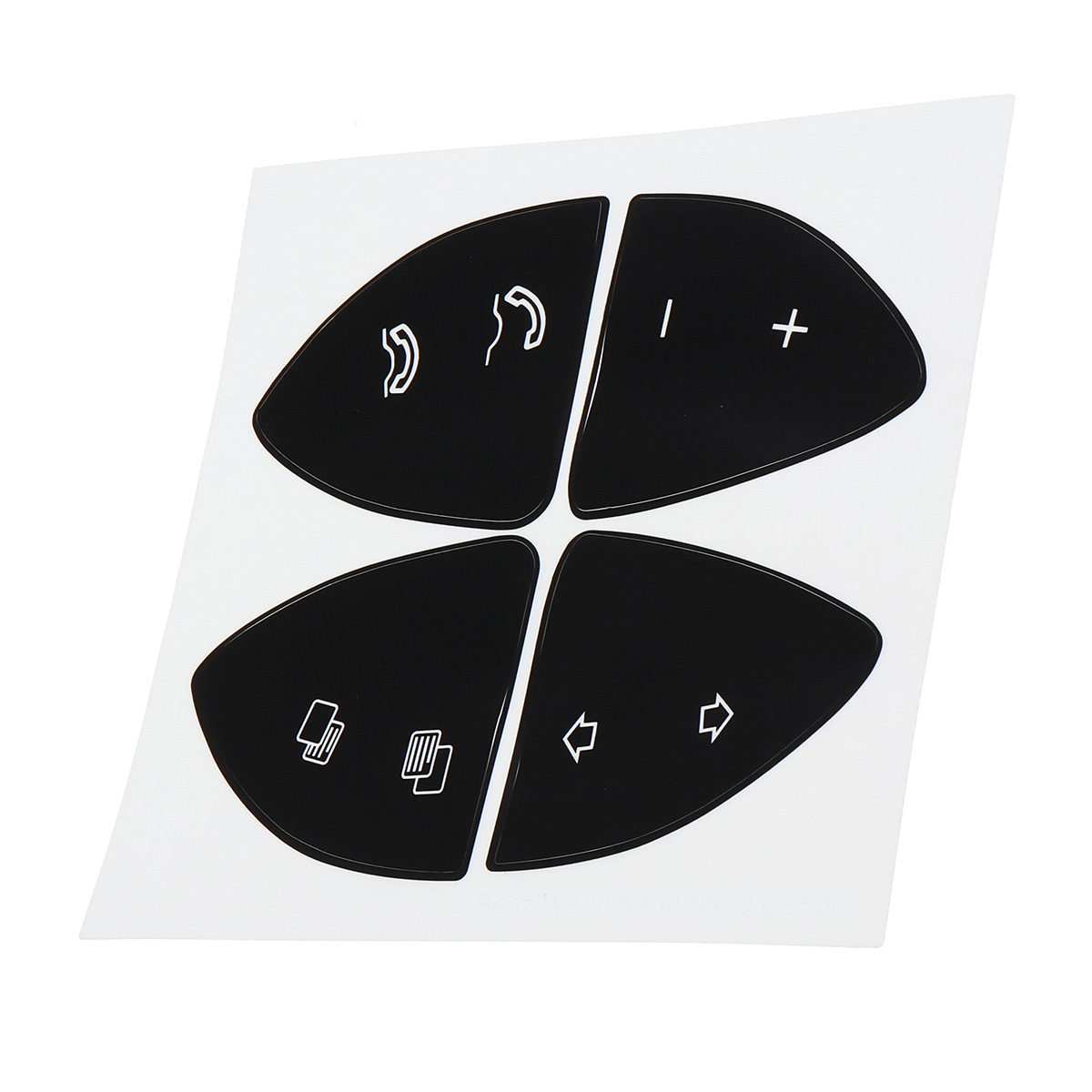 Steering-Wheel-Button-Repair-Decal-Sticker-For-Mercedes-W220-S430-S500-Cl500-1720607