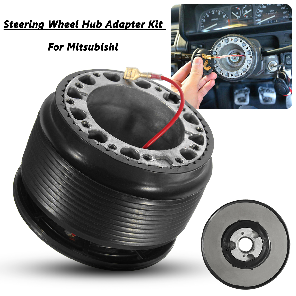Steering-Wheel-Hub-Base-Adapter-Kit-For-Mitsubishi-Lancer-CE-Evolution-IV-FTO-1266961