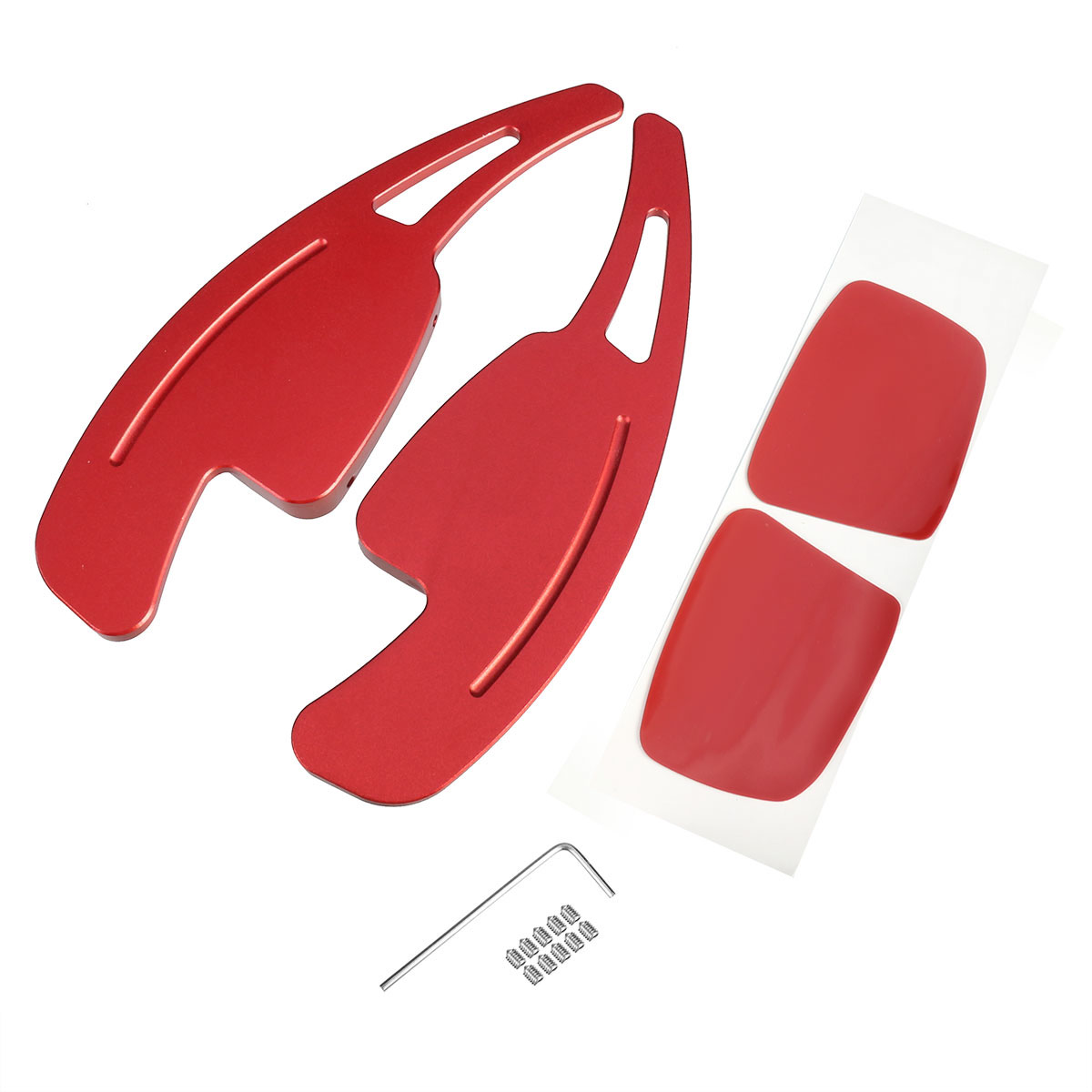 Steering-Wheel-Shift-Paddle-BlackRedSilver-For-Audi-A4-B9-A5-1664153