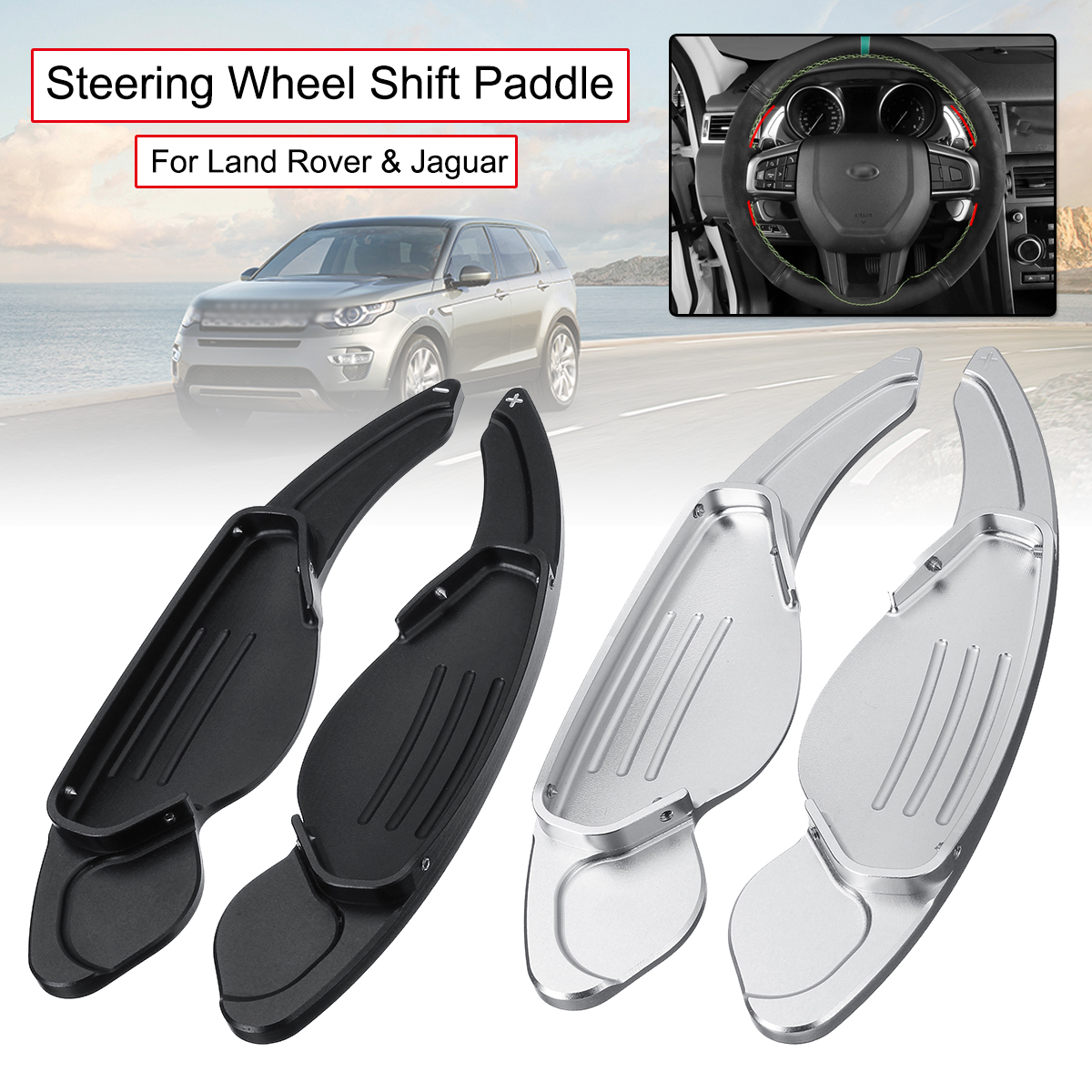 Steering-Wheel-Shift-Paddle-Blade-Car-Shifter-Extension-for-Land-Rover-XJ-XF-1316818