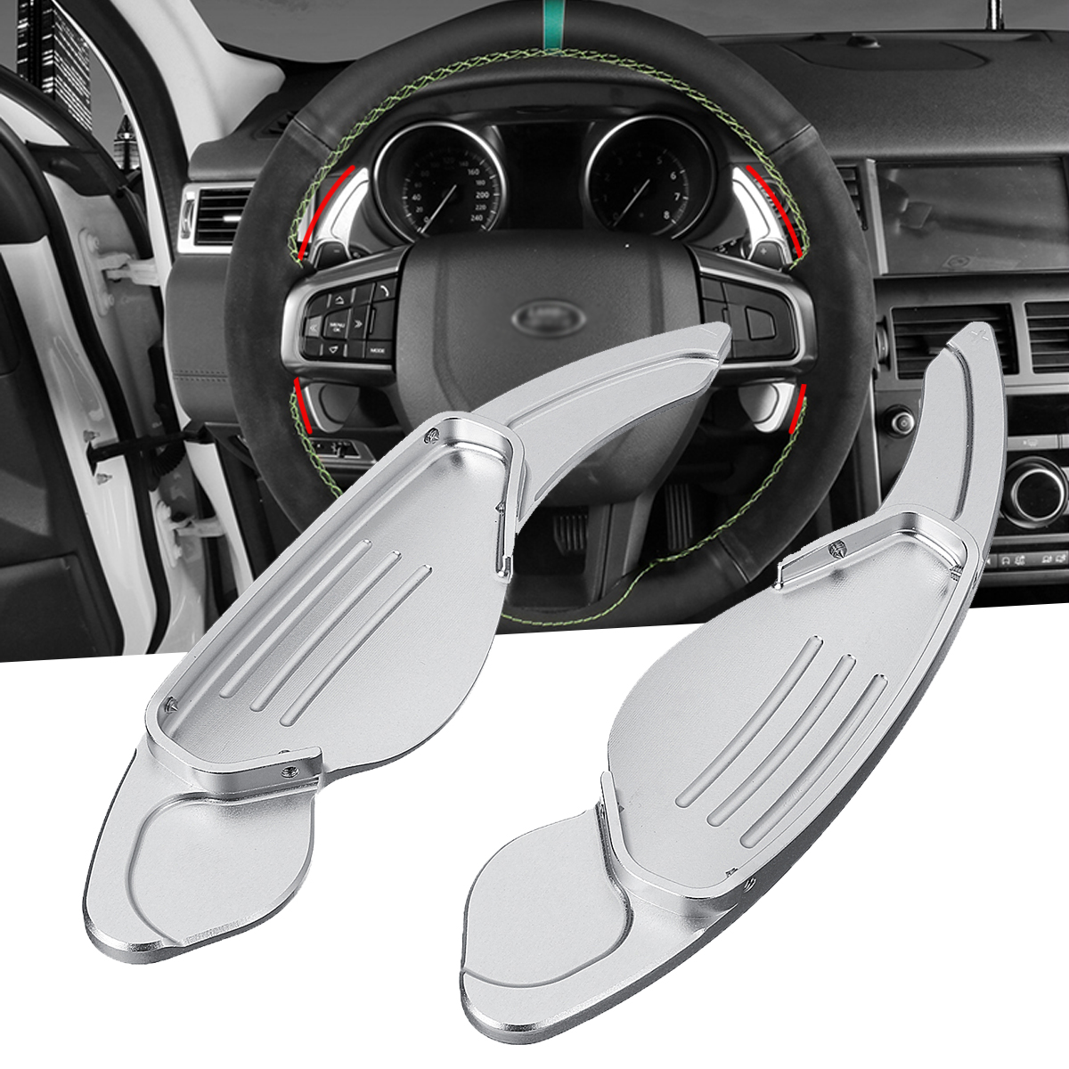 Steering-Wheel-Shift-Paddle-Blade-Car-Shifter-Extension-for-Land-Rover-XJ-XF-1316818