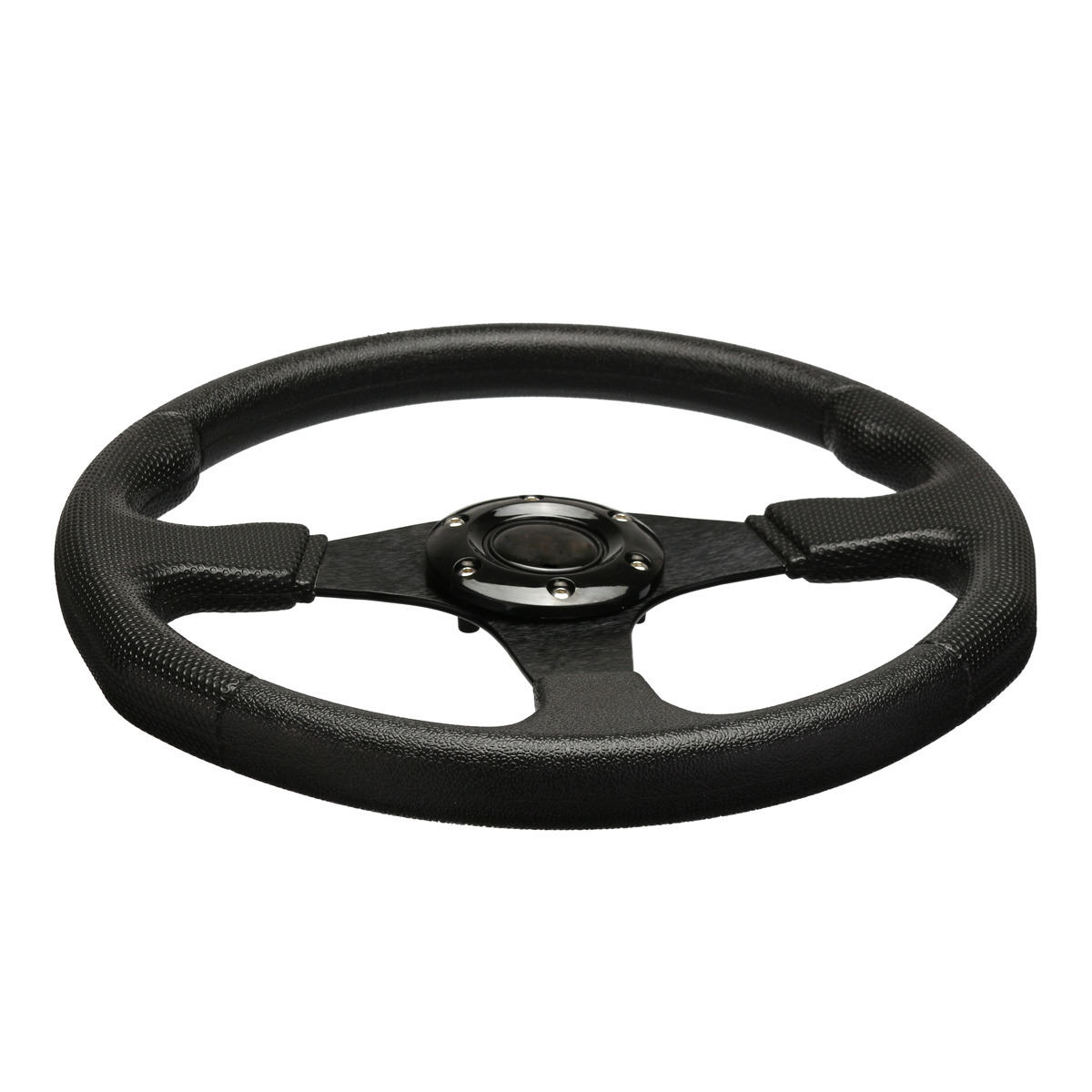 14-Inch-350mm-Steering-Wheel-Universal-Flat-Genuine-leather-Drift-Racing-1697673