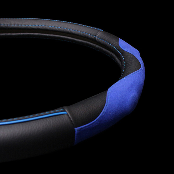 38cm-Leather-Car-Auto-Steel-Ring-Wheel-Glove-Cover-Multicolor-997366