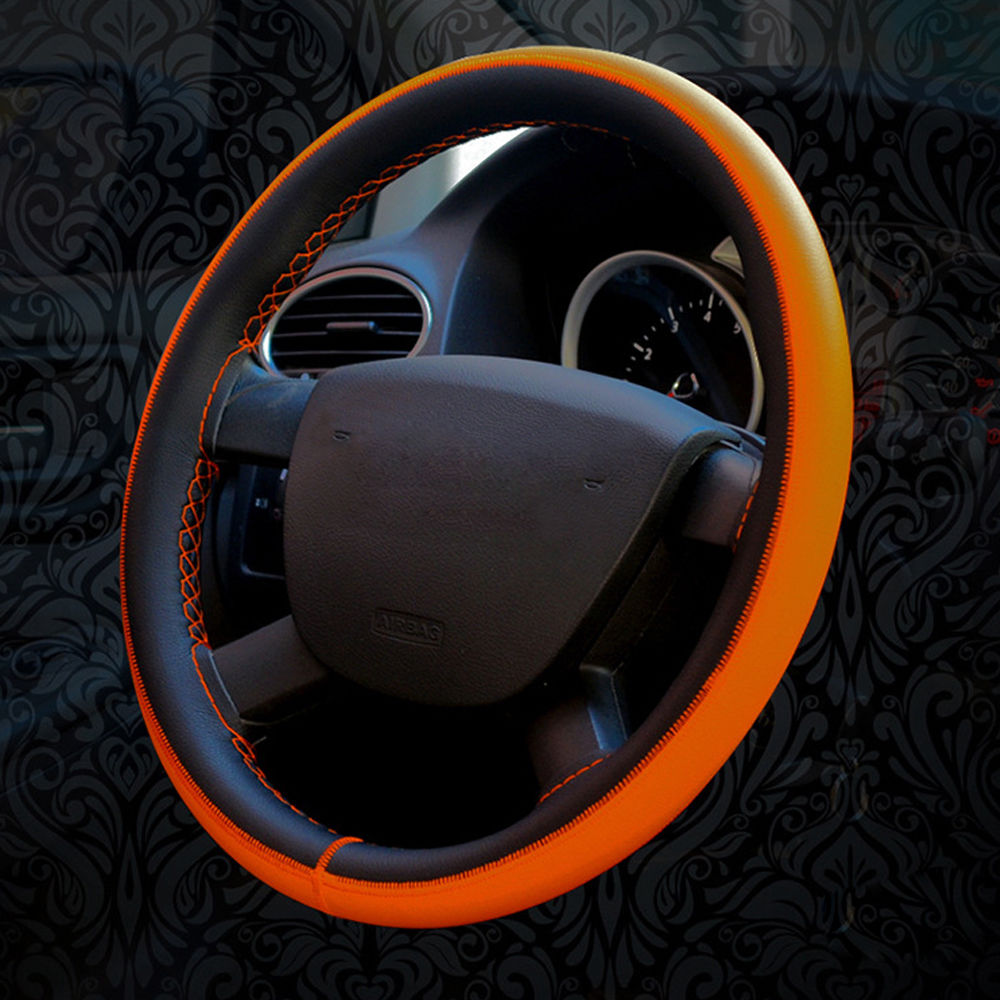 38cm-Universal-DIY-Leather-Car-Steel-Ring-Wheel-Cover-With-Needles-and-Thread-1137397