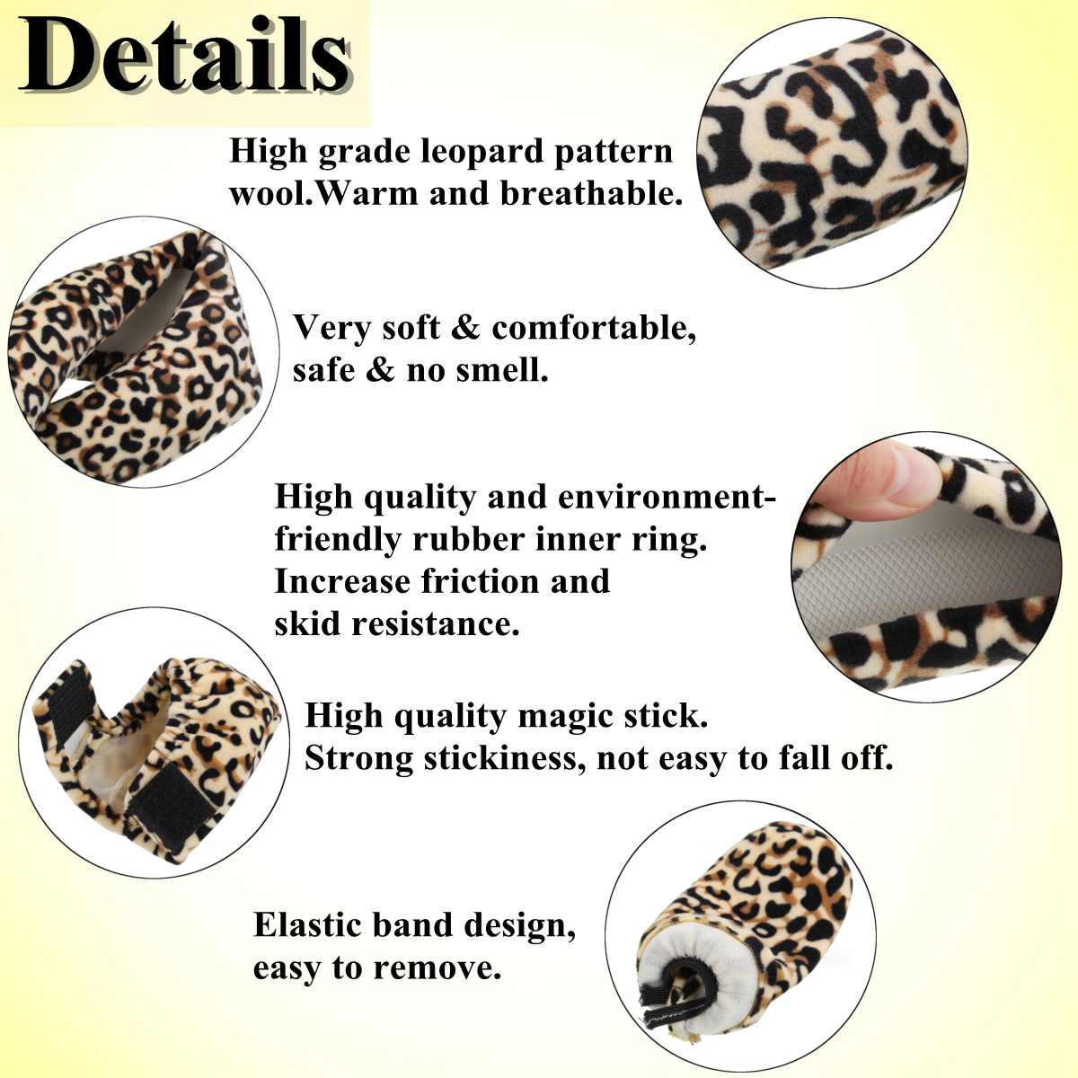 3pcs-38cm-Car-Steering-Wheel--Handbrake--Gear-Knob-Covers-Set-Plush-Warm-Soft-1647592