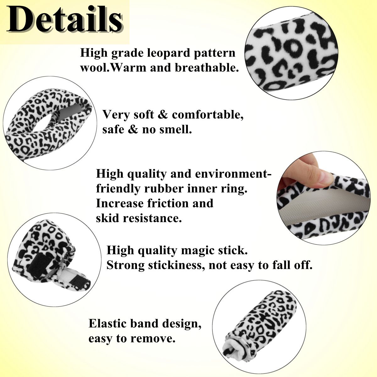 3pcs-38cm-Car-Steering-Wheel--Handbrake--Gear-Knob-Covers-Set-Plush-Warm-Soft-1647592