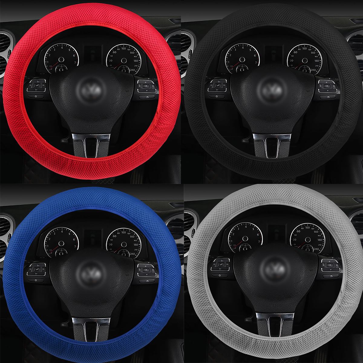 Car-Accessory-Steering-Wheel-Covers-Protector-Universial-Luxury-w-Shoulder-Pads-1656004