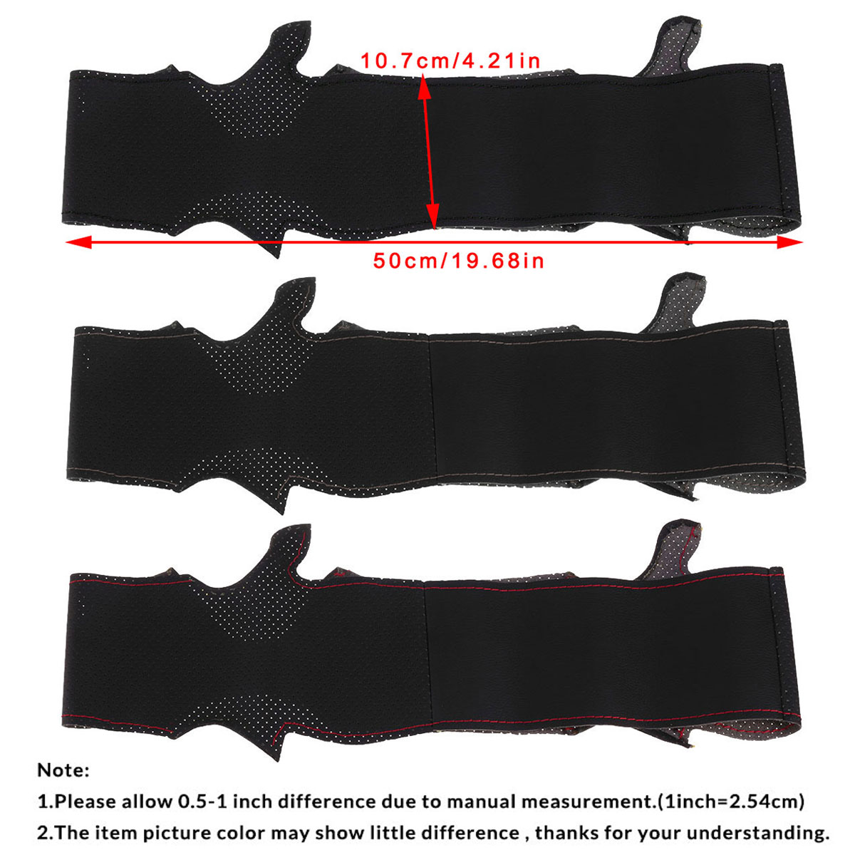 Car-Steering-Wheel-Covers-Wrap-Handsewing-Black-For-Chevrolet-Cruze-2009-2014-1616875