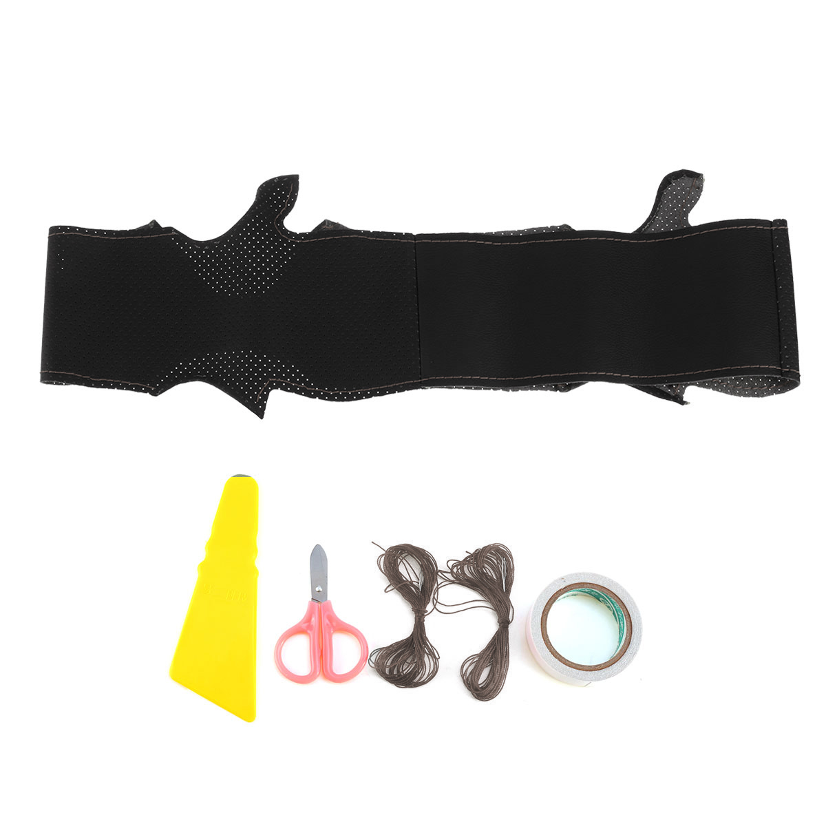 Car-Steering-Wheel-Covers-Wrap-Handsewing-Black-For-Chevrolet-Cruze-2009-2014-1616875