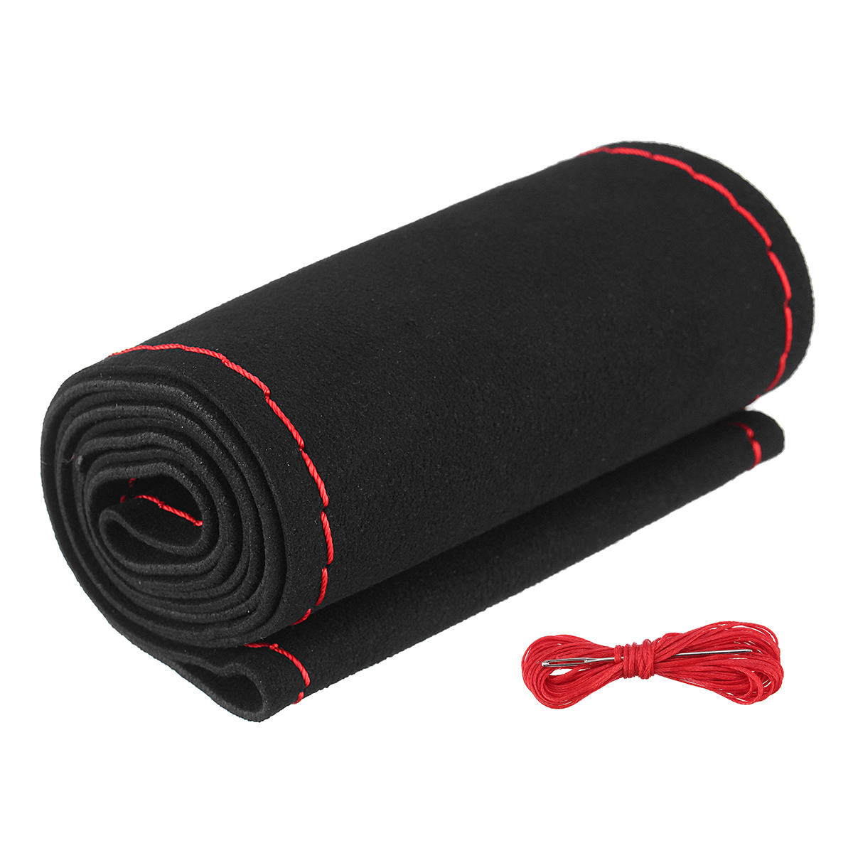 DIY-3638cm-Car-Steering-Wheel-Covers-Super-Fiber-Suede-Leather-Universal-with-Needles-and-Thread-1314449