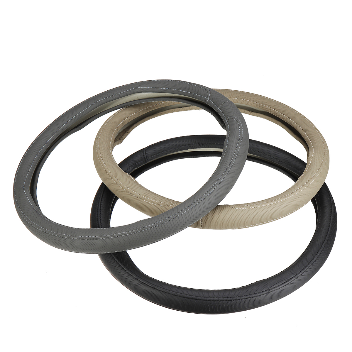 Universal-1PCS-Car-Steering-Wheel-Covers-Leather-Strong-Flexibility-36-To-38cm-1643162