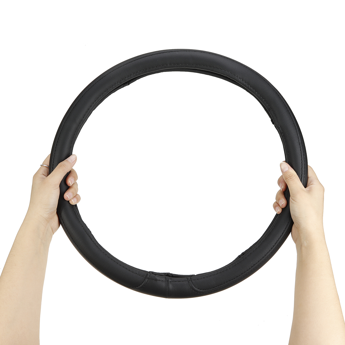 Universal-1PCS-Car-Steering-Wheel-Covers-Leather-Strong-Flexibility-36-To-38cm-1643162