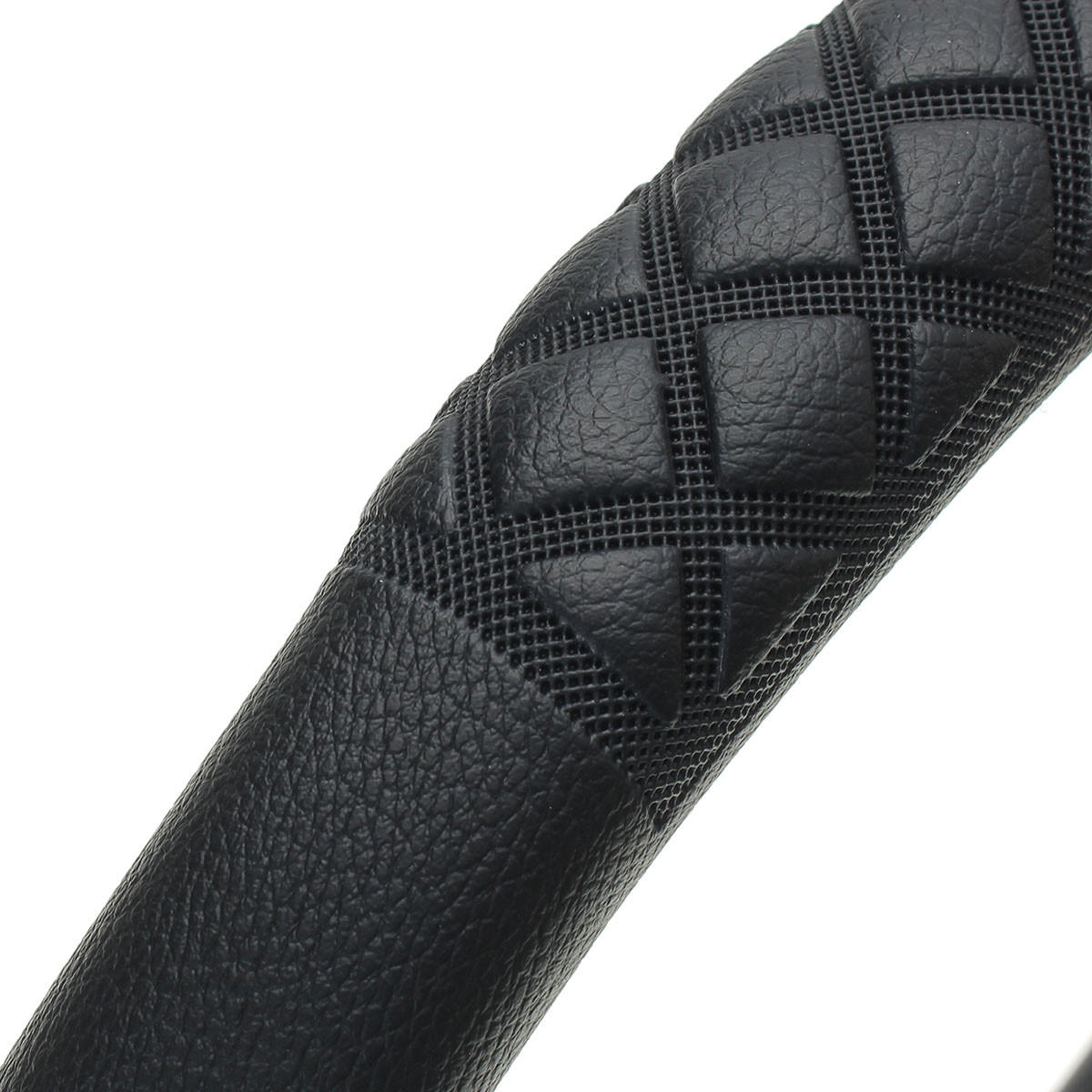 Universal-38cm-Car-3D-Knurling-Leather-Car-Steel-Ring-Wheel-Cover-997368