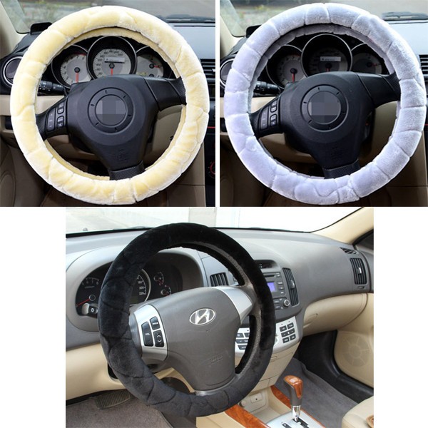 Water-Cube-Plush-Car-Steel-Ring-Wheel-Cover-Interior-Grip-38CM-for-Winter-Autumn-1026775