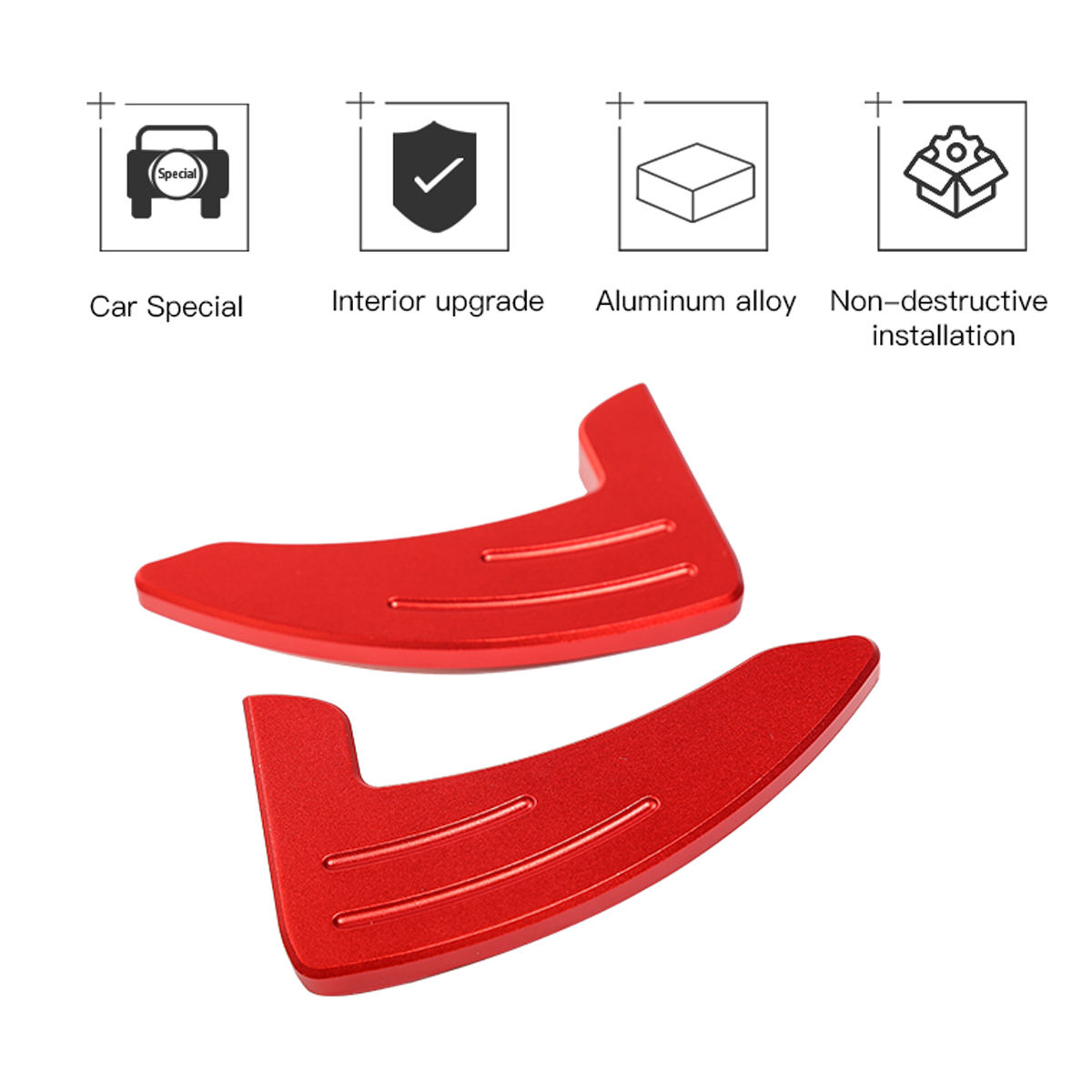 Steering-Wheel-Shift-Paddle-Extended-Shifter-Trim-Aluminum-For-Dodge-Challenger-2015-1784051