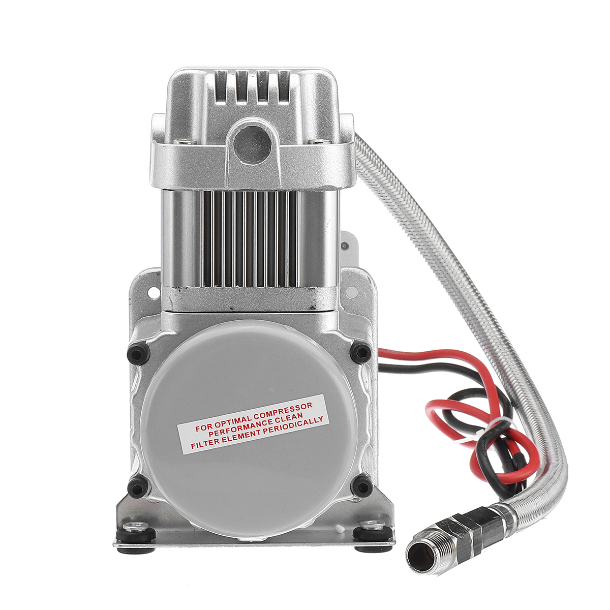 12V-200-PSI-Silver-Air-Compressor-14-Hose-Set-With-Relays-Switch-For-Car-Truck-Train-Honrs-Suspensio-1599606