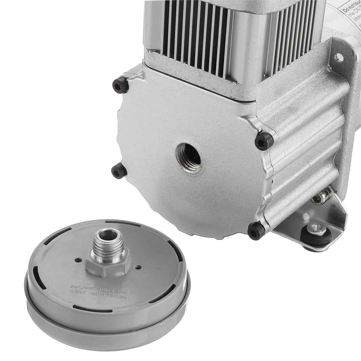 12V-200-PSI-Silver-Air-Compressor-14-Hose-Set-With-Relays-Switch-For-Car-Truck-Train-Honrs-Suspensio-1599606
