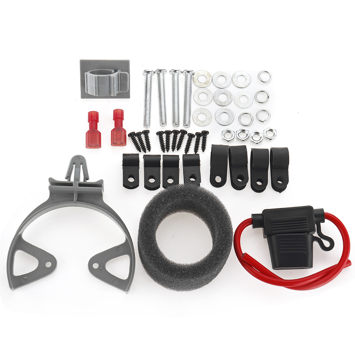 12V-200-PSI-Silver-Air-Compressor-14-Hose-Set-With-Relays-Switch-For-Car-Truck-Train-Honrs-Suspensio-1599606
