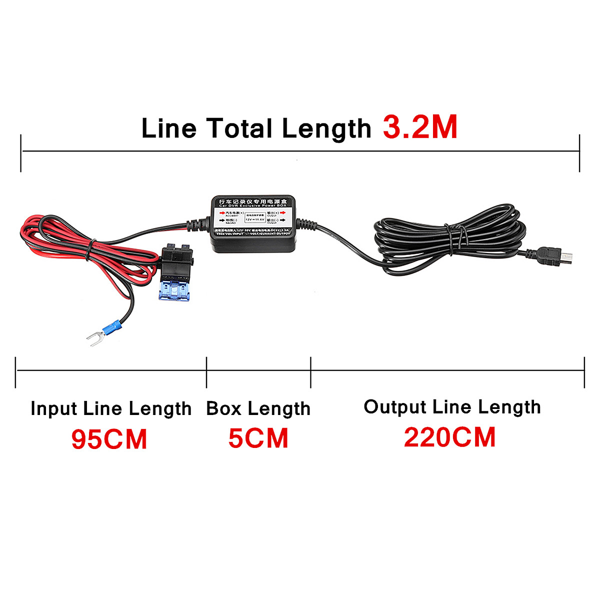 12V-24V-Car-Nextbase-Hard-Wire-Kit-Dash-Cam-Camera-1362407