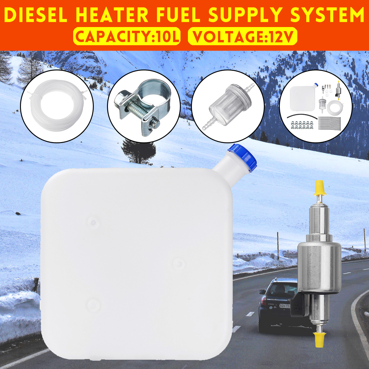 12V-Fuel-Pump-Diesel-Air-Heater-Accessories-Fuel-Suply-System-with-10L-Oil-Tank-1552790