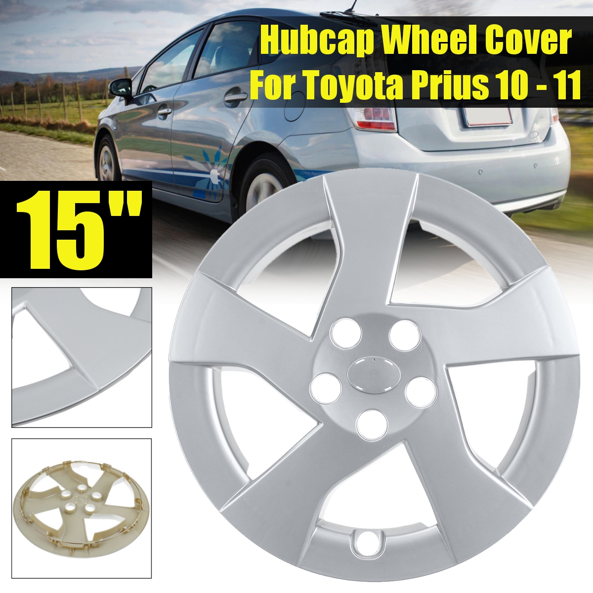 15-Inch-Car-Silver-Hubcap-Wheel-Cap-Cover-For-Toyota-Prius-2010---2011-1614894