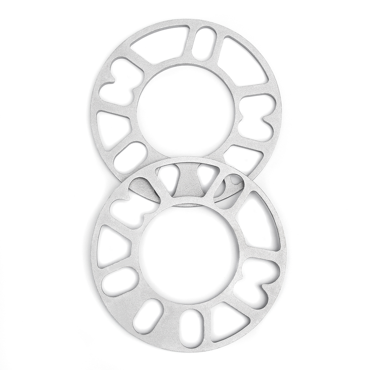 2-Thickness-8mm-Universal-Alloy-Wheel-Spacers-Shims-Set-Kit--For-4-And-5-Stud-Fit-1212366