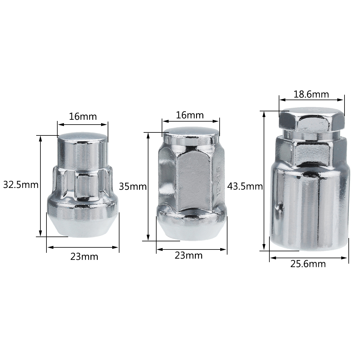 21pcs-Alloy-Wheel-Locking-Nut-Bolts-Hex-Taper-For-Ford-Focus-C-Max-Fiesta-1357110