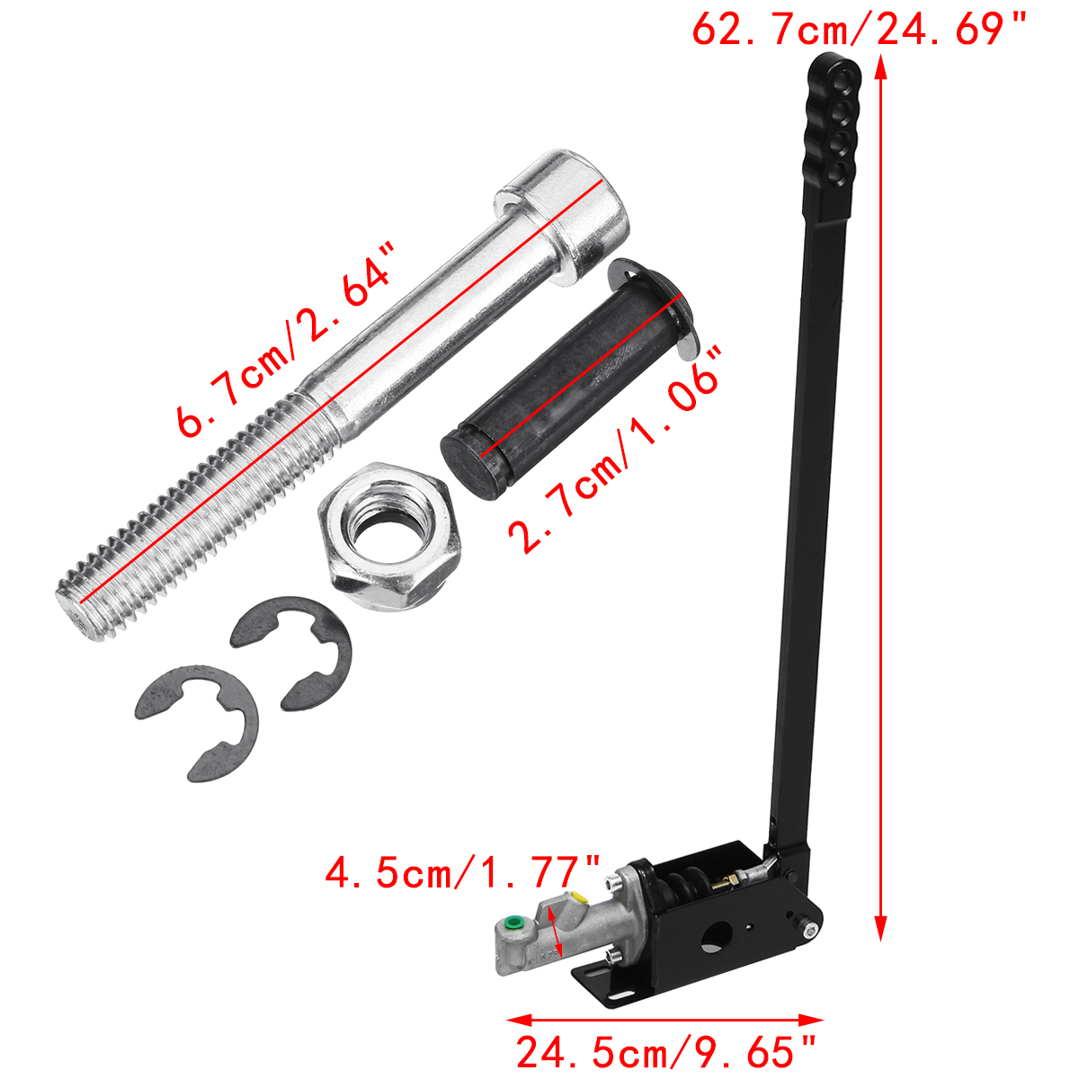 25-Inch-Long-Vertical-Hydraulic-Handbrake-Drift-Hydro-Brake-Racing-Lever-Gear-Lock-1373902