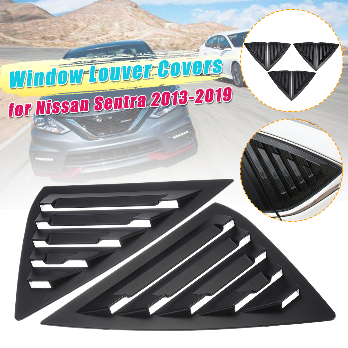 2Pcs-Car-Carbon-Fiber-Style-Window-Louvers-Sunshade-For-Nissan-Sentra-Sedan-2013-2019-1609427