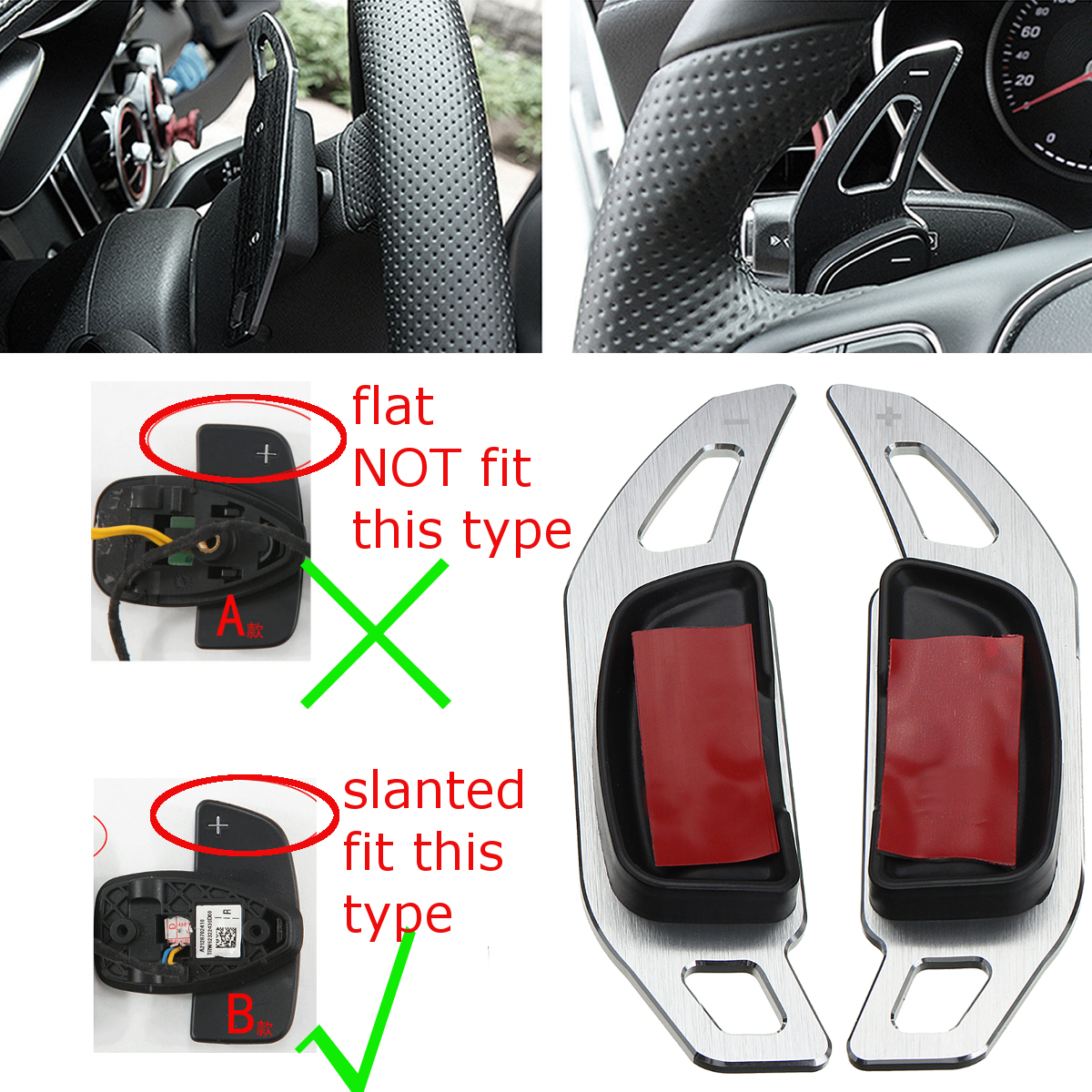 2Pcs-Car-Universal-AB-Paddle-Shifter-Extension-For-Benz-C-Class-W204-C180L-C200L-C260L-2008-2013-1569229